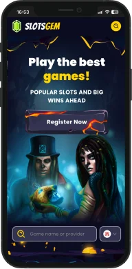 SlotsGem CASINO Aplikace